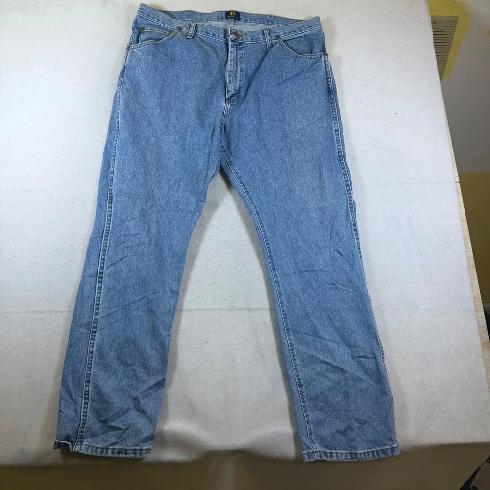 Wrangler 47MWZSW Premium Performance Cowboy Cut Blue Jeans Mens 40x32 Regular